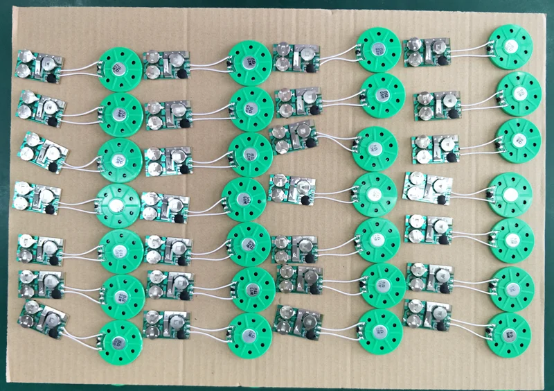 Pre recorded sound chip for greeting card gift packing box  promotion gift packing and advertising for music audio voice play