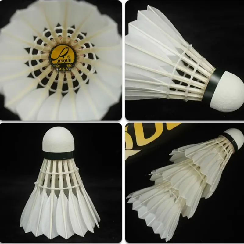 Double AAA Badminton International and Domestic Competition Ball Set of 12 Durable King Goose Feather Badminton Balls