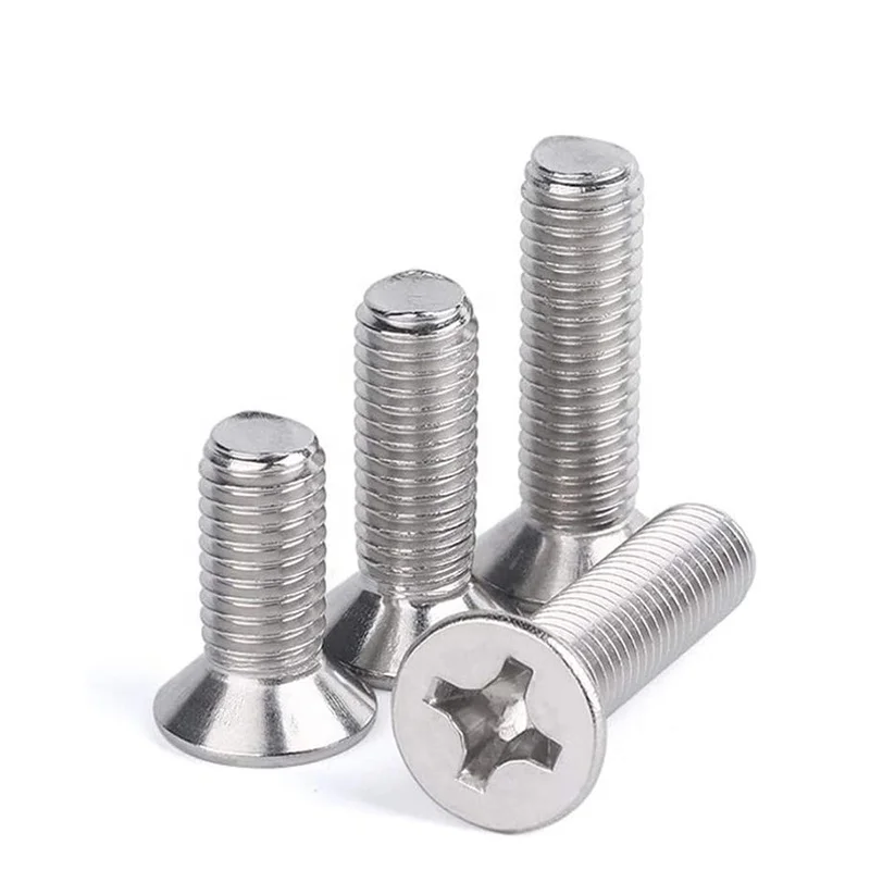 screw manufacturer Phillips Countersunk Flat Head Stainless Steel Screws OEM pan head screws