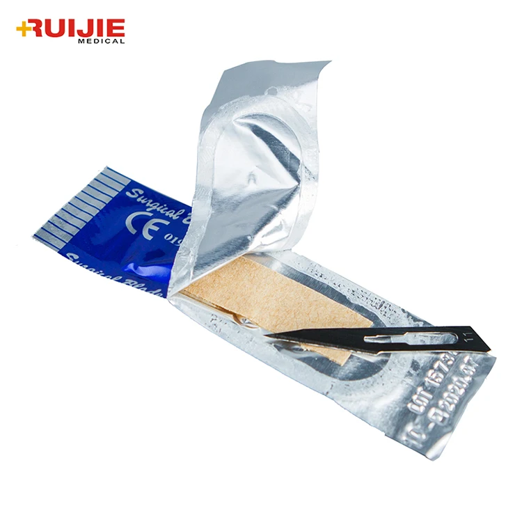 Высококачественная заводская цена 12 # Нержавеющая сталь стерильное хирургическое лезвие