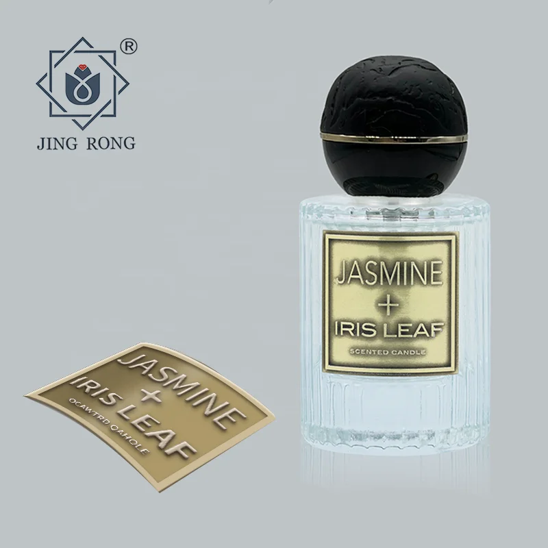 Wholesale sublimation tin steel wall blank retro vintage custom metal sign cologne box aluminum sticker perfume bottle label