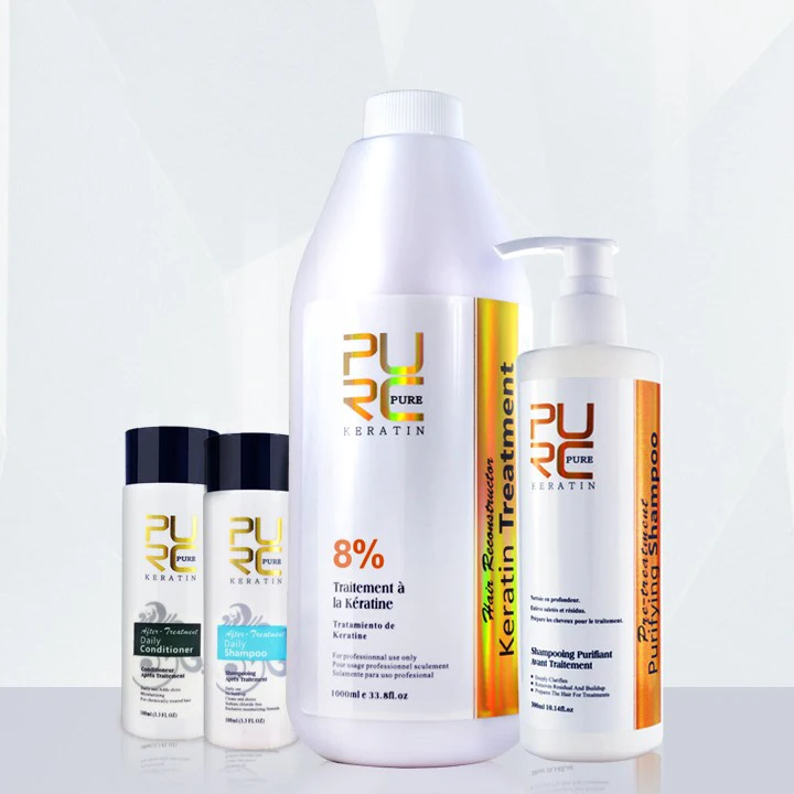 Best hair care sets keratin system professional treatment for damaged hair
