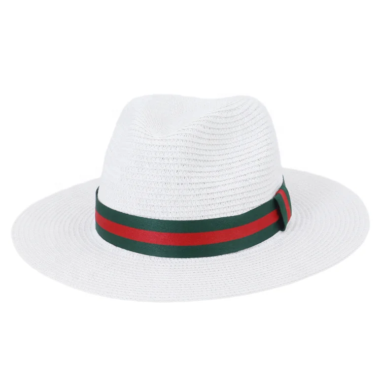 Summer Lady Outdoor Beach Hats Women Straw Colorful Sun Jazz Hat for Women