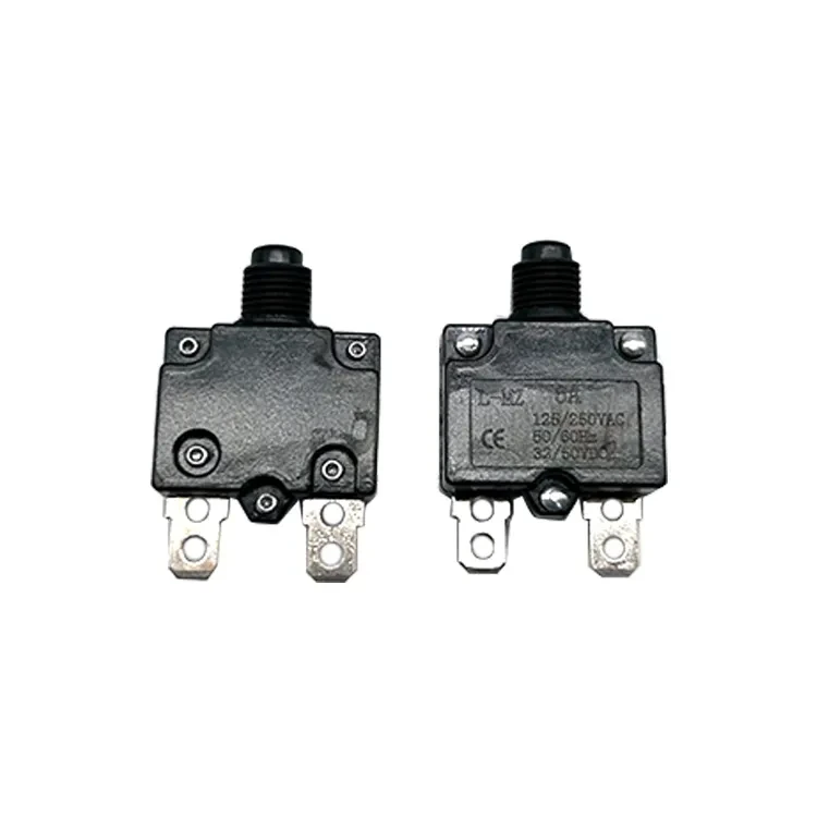 3-25A 125/250VAC/32VDC 3 Amp Mini Circuit Breaker Overload Switch Thermal Overload Push Button Type Protector Switch
