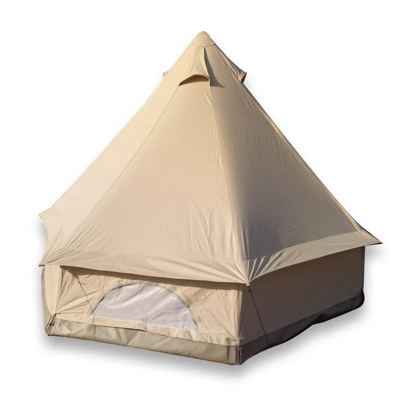 Luxury Heavy Duty Canvas Bell Tent Luxury Party Tent Glamping  All Weather Canvas Wall Tents