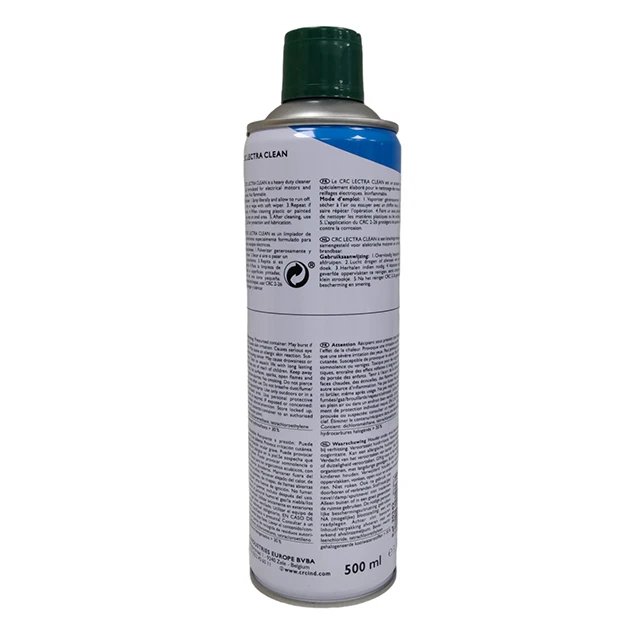 CRC Lectra Clean Heavy Duty Electrical Parts Degreaser 500 ml  for the effective removal of grease