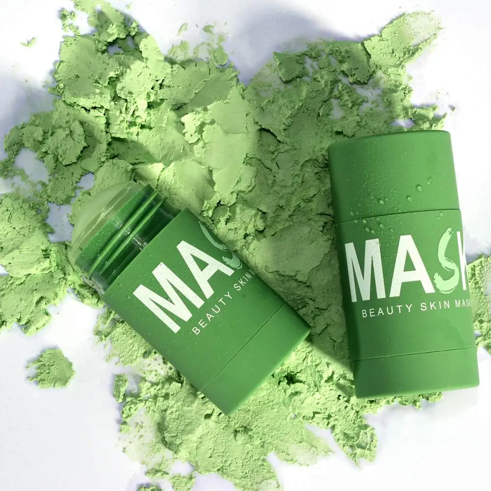 Meridian green mask stick cosmetics tea surgical masks box meridians get clean face matcha clay disposal lime
