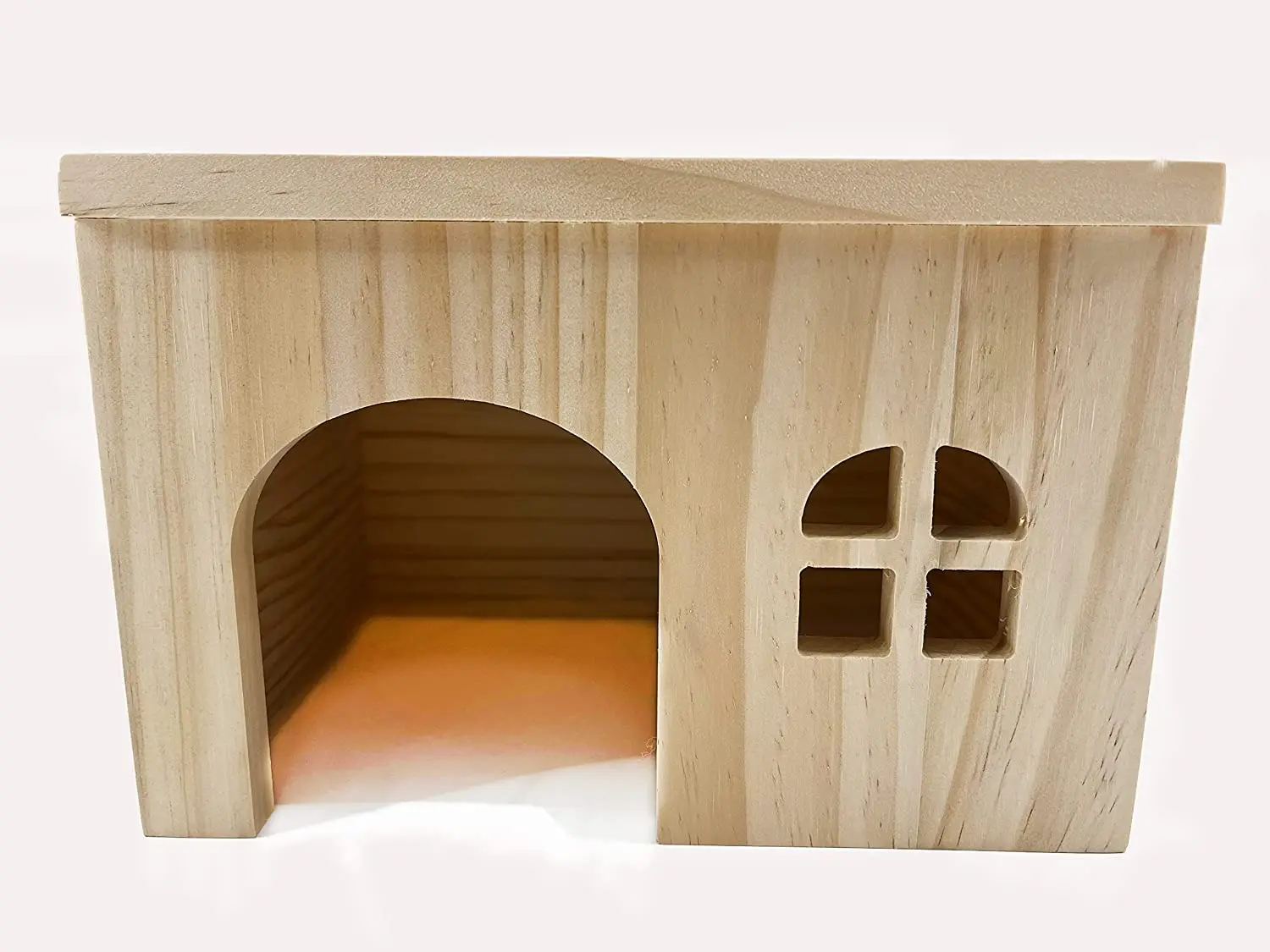 Natural Wood House Pet Guinea Pig Hamster Hedgehog or Rat Chipmunk Syrian Hamster Small Animals Wooden Hideout Habitats