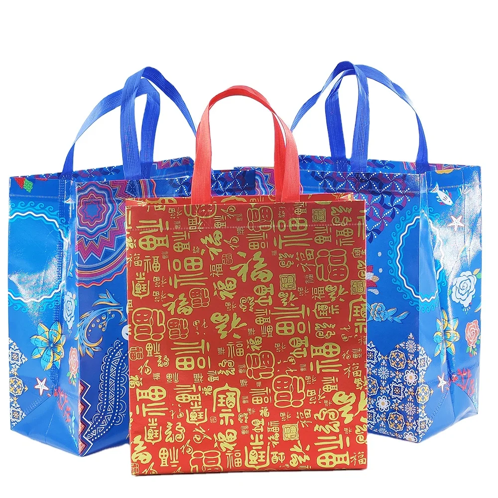 Custom made low price reusable logo garment non-woven shopping bags