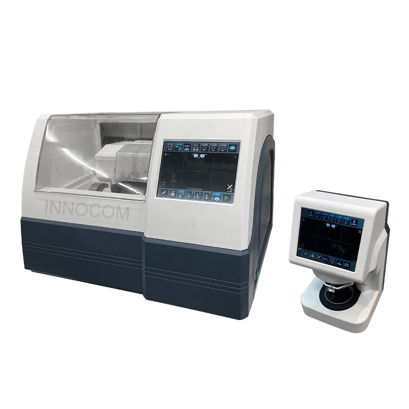 Professional 2D Patternless Lens Edger Visual Precision Acuity Examination Optical Equipment Scanner Metal Material