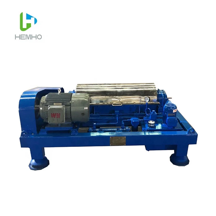 
Continuous Flow Mini Compact Separator Dewatering Wastewater Treatment Machine Centrifuge 