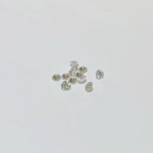 Ready to Ship DEF color Round Loose Moissanite Factory Wholesale 0.8 to 2.9mm Melee Moissanite Diamond