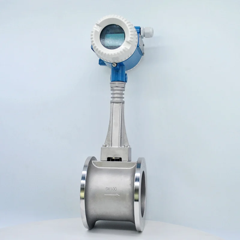 Digital Textile Flow meter Steam Gas Vortex Type DN50 DN80 LUGB Steam Flow meter 4-20mA