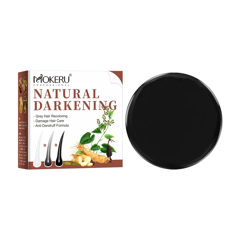 Original Manufacturer Black Hair Soap for hair washing Herbal Hair Darkening Soap 100% ammonia free health color dye
