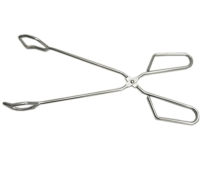 Hot Sell New Heavy Duty Stainless Steel Kitchen Salad Bread Food Scissor Tong Wire Cooking Tongs