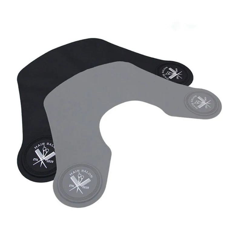 Spot best low price hair dye shawl silicone hairdressing shoulder pads broken Hair shoulder pads