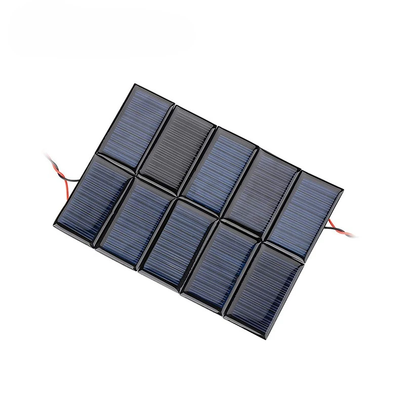 9V 4W Monocrystalline Mini Epoxy Resin Encapsulation Solar Cells Solar Panel Kit Set For Home