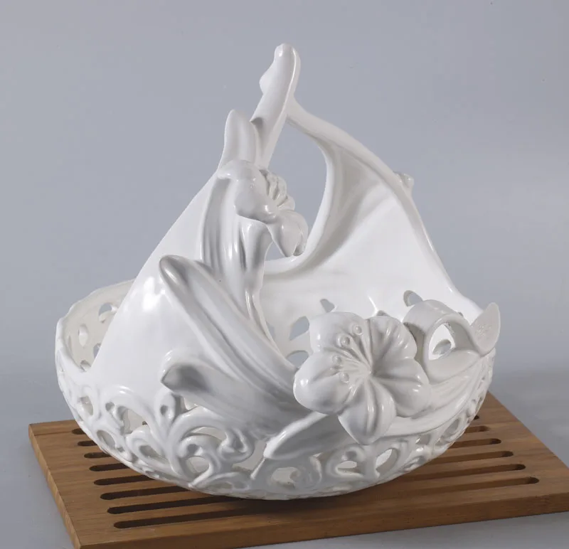 Kaifeng new design basket home decoration with good morning glory