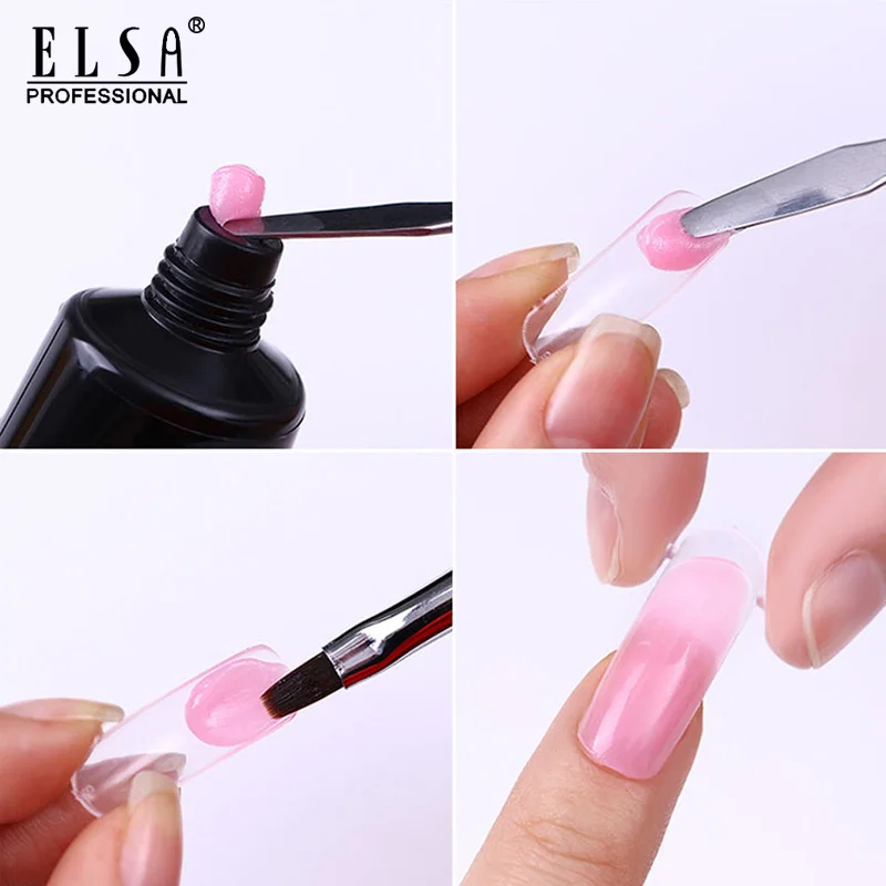 ELSA MSDS natural resin 120 color nail gel polish acrylic uv poly gel for extend nails