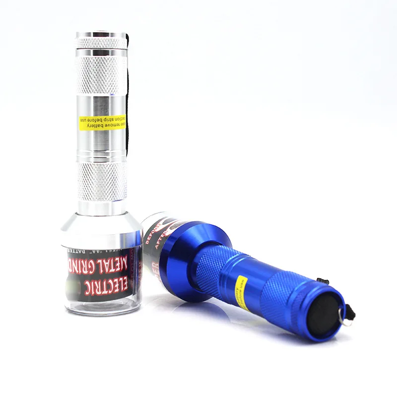 Оптовая продажа, металлический измельчитель из цинкового сплава для табака, измельчитель для трав, автоматический Электрический измельчитель для трав с фонариком