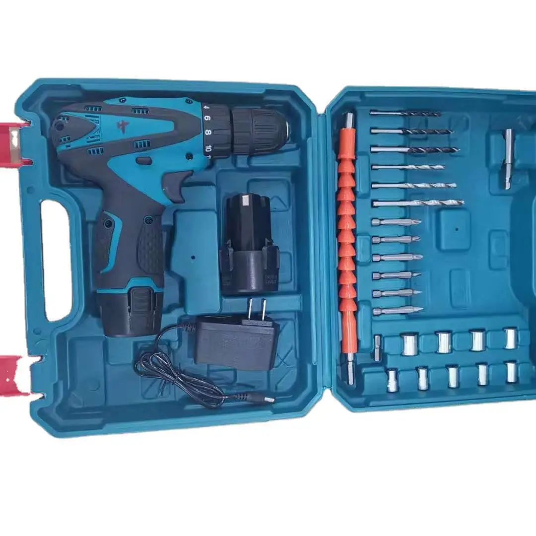 hammer multifunction cordless drill  kit with lithium battery heavy duty set