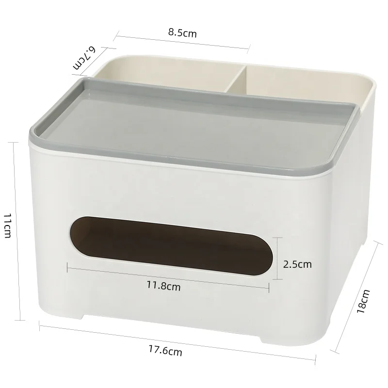 Multifunctional Tissue Box Facial Tissue Holder Organizer For Kitchen Dining Room Bedroom Dressers