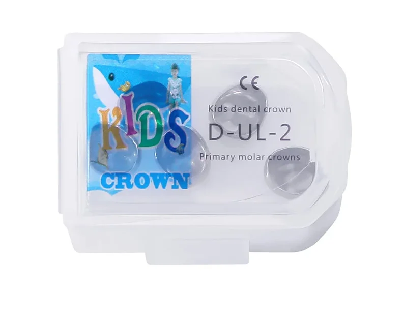 Dental Orthodontic Materials Kids Stainless Steel 5pcs/Box Upper Left Crown for Children