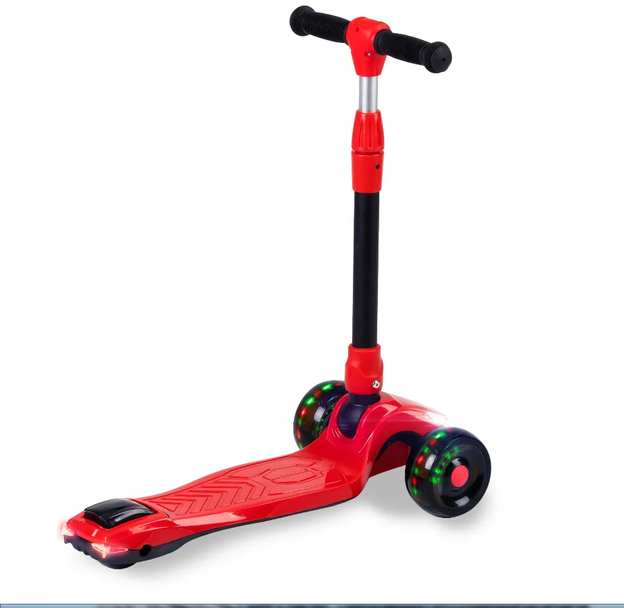 Customized Color three Wheels  foldable  Kick Scooter For kids