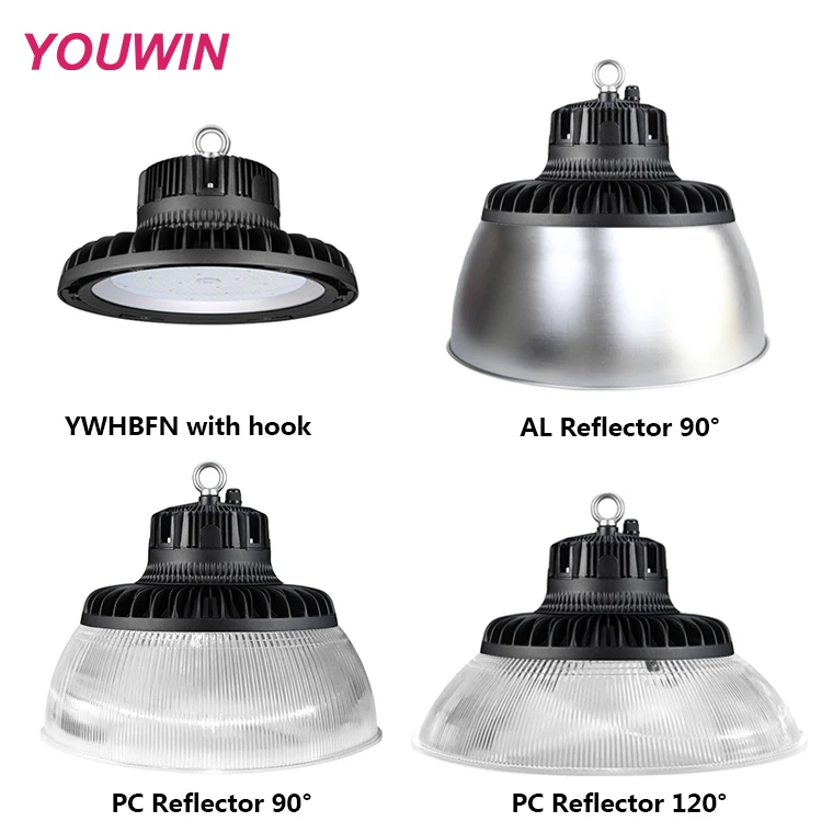YOUWIN 150W LED Highbay Light Cost-Effective 7 Years Warranty Gymnasiums Production Assembly Areas Warehouses IP65 Rated Dialux