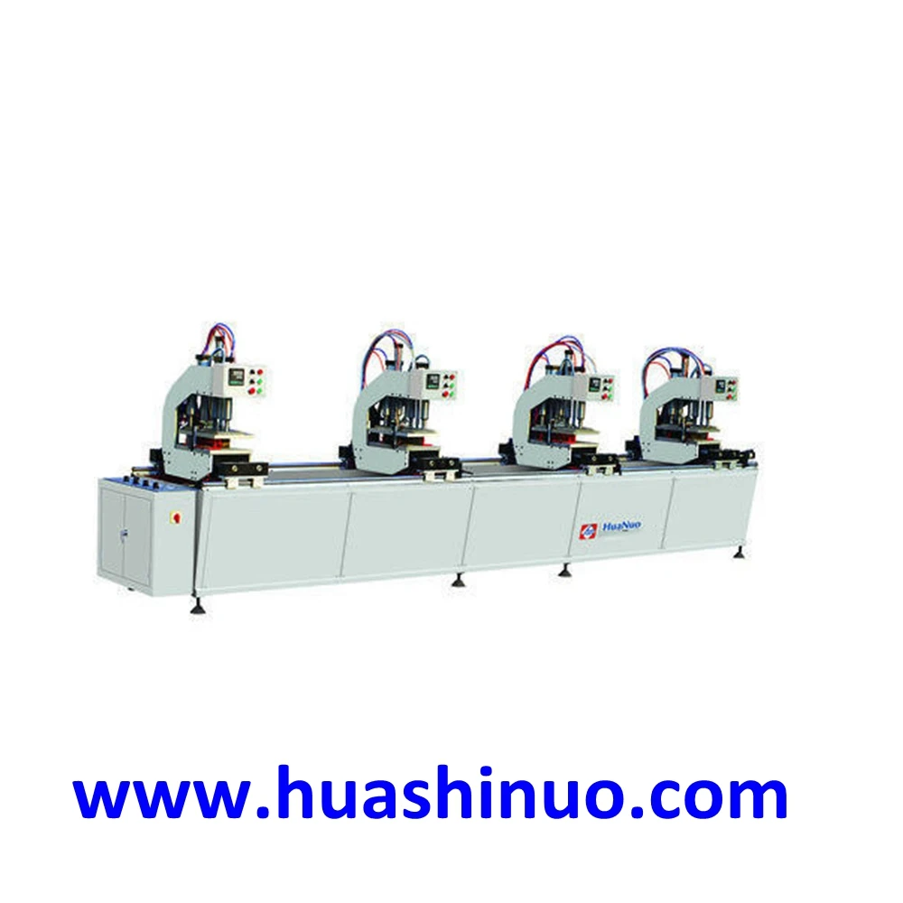PVC Profile Machines UPVC Window Hot Plate Welding Machinery Four Head Welding Machines