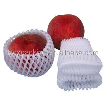 Hot sale  shockproof epe foam net cover  fruit coconut pawpaw mango protection mesh sleeve foam net supplier