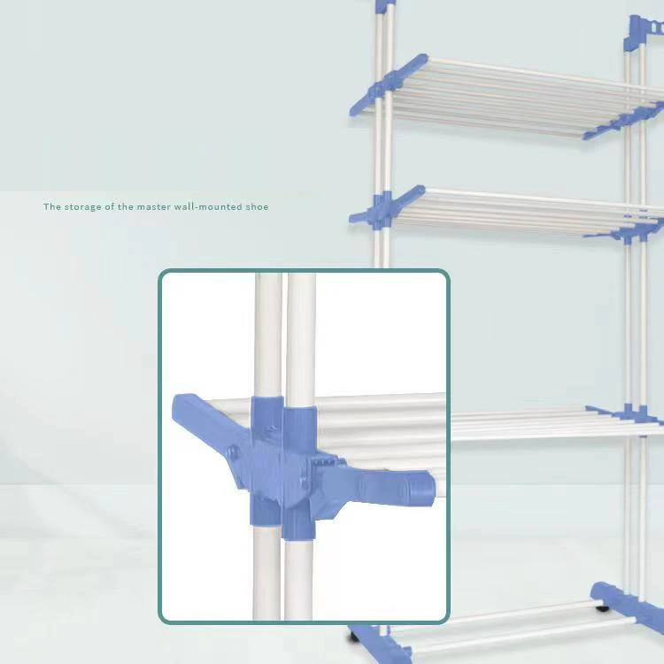 3 Tier Stainless Steel Laundry Garment Wholesale Children Clothes Rack Dryer