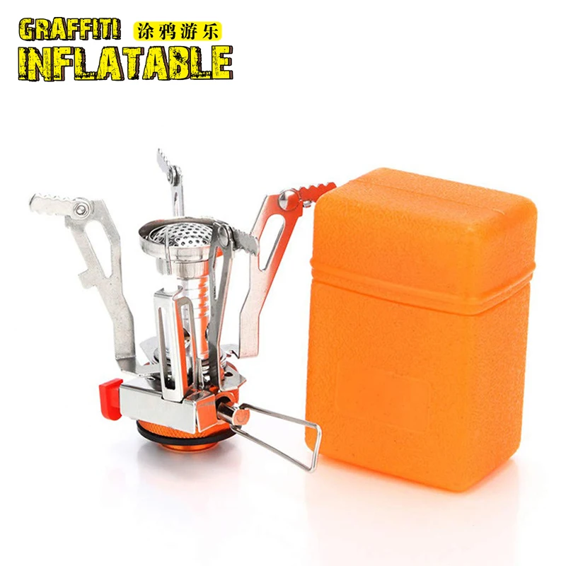 Outdoor burner compact folding portable stove foldable ideal cooker Mini camping gas stove