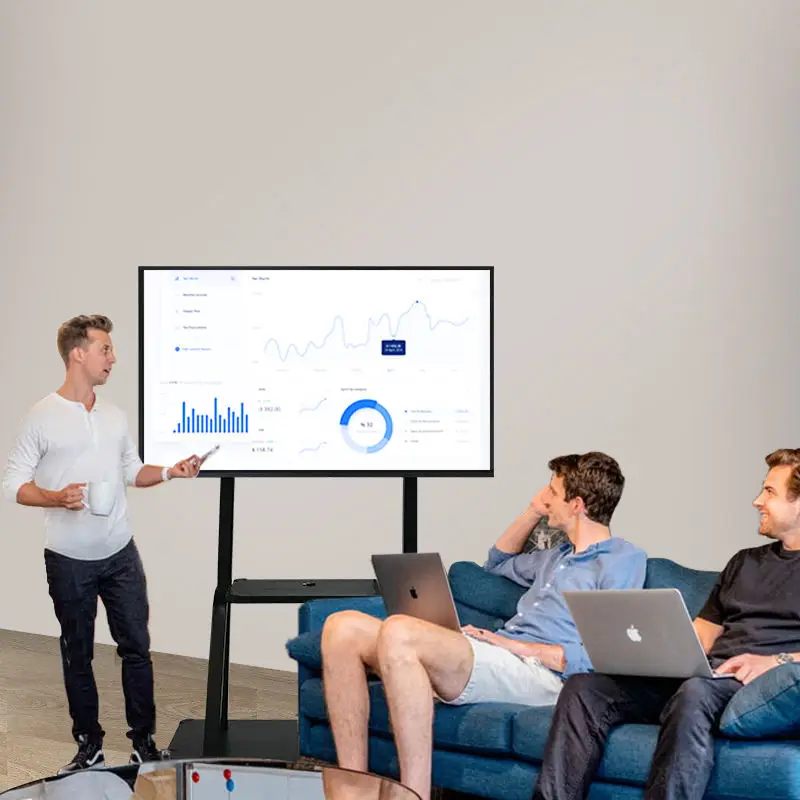 Customized Office Interactive Flat Panel 32 43 55 65 75 86 Inch Electronic Whiteboard Interactive Board Smart Board For Meeting