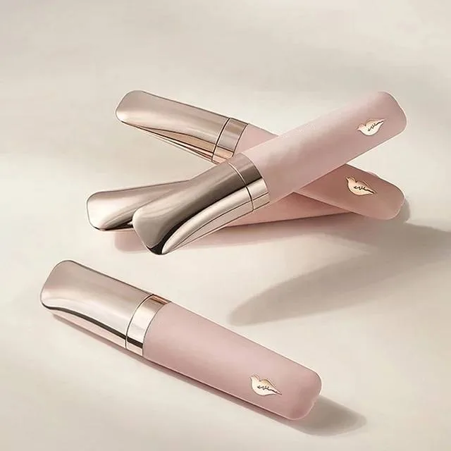 Flat Ellipse shaped make your own brand lipgloss bottle lip tint tube liquid lipstick packaging