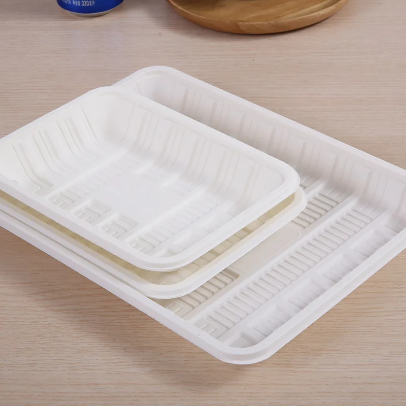EcoNewLeaf 15 inch Corn Starch Disposable Sealable Frozen Food Packaging Tray Food Tray