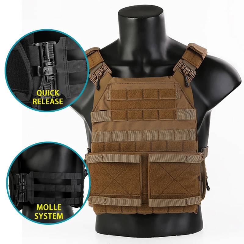 
 Emersongear балистичный быстросъемный армированный жилет, боевой жилет, военный жилет, тактический военный жилет  