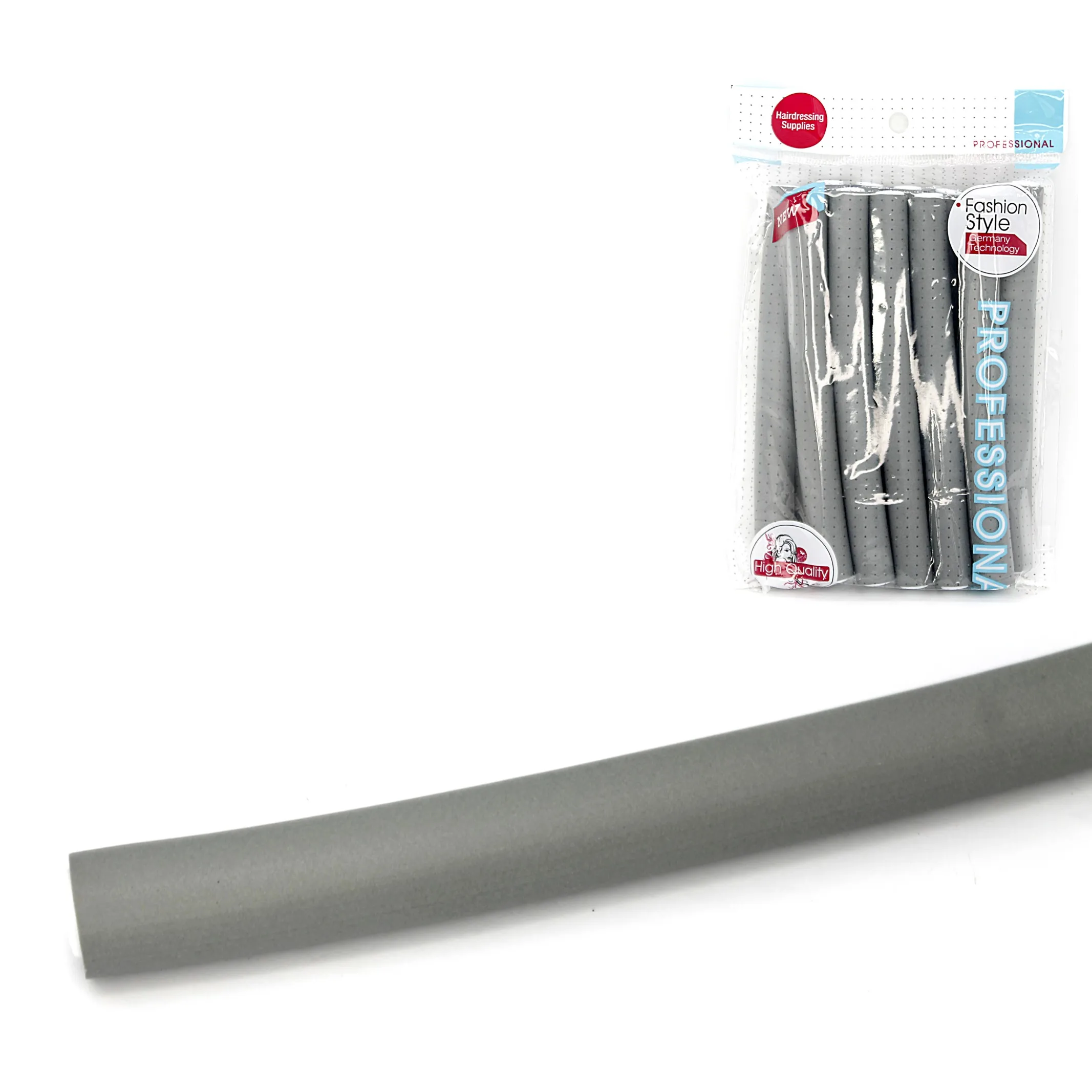 Amazon Top Seller Flexxible Rod Hair Spiral Hair Rods Flexi Rods Hair .8cm