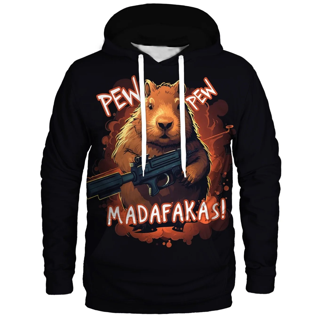 OEM Service Full Sublimation Printing Hoodie Casual Sportswear Long Sleeve Oversize Pullover Hoodie