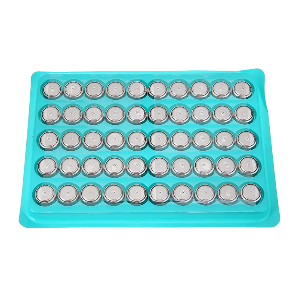 Original 50pcs AG13 1.55V watch battery button cell LR44 battery 357 SR44 alkaline button cell