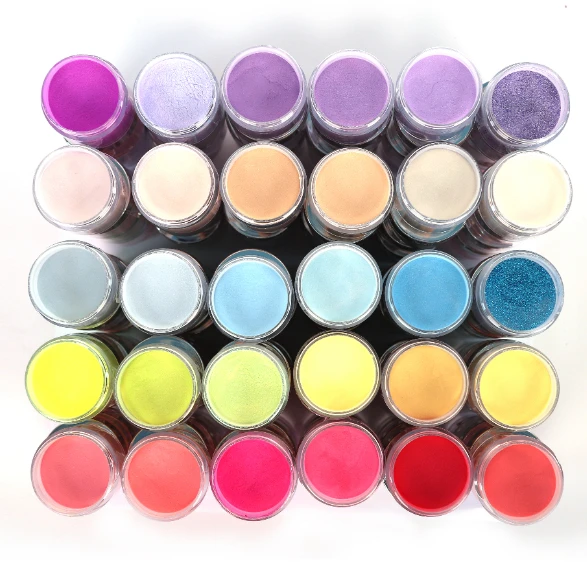 Factory Bulk Wholesale Custom Private label 2 in 1 Acrylic Dipping Powder Colored for Nail Dipping System 1oz