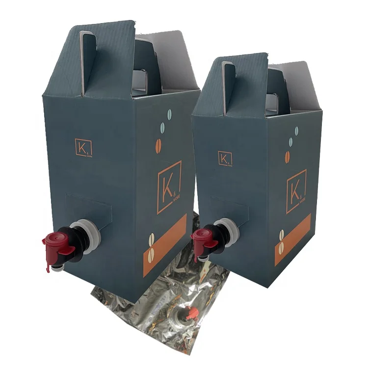 Хорошее качество Упаковка на вынос 3L 96oz кофейная коробка