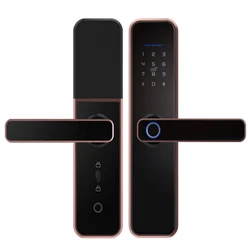 Rfid Smart Door Lock Outdoor Mechanical Key Or Keyless Entry Tuya Wifi Fingerprint Home Door Locks