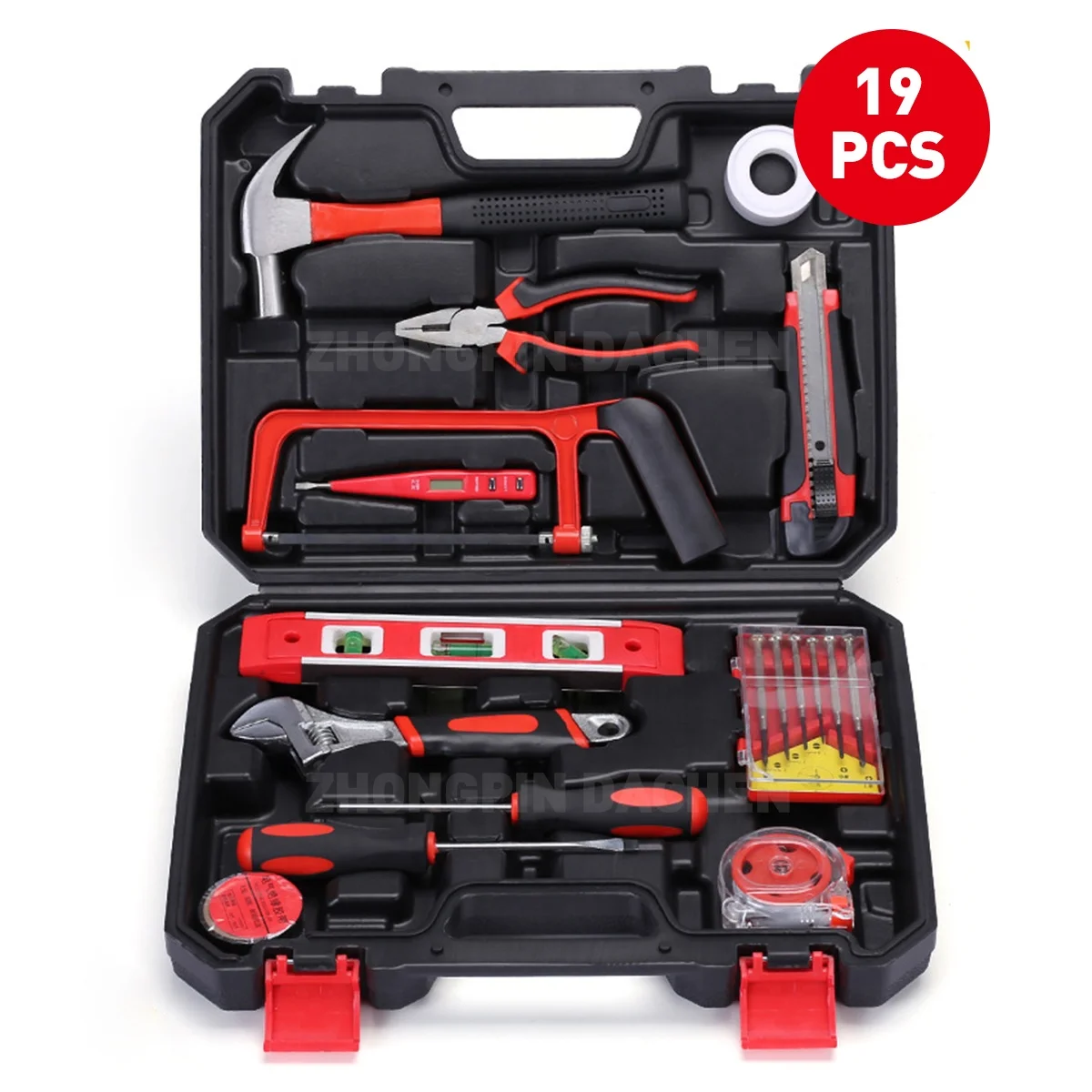 19Pcs Amazon Best Sellers Furniture Repair Professional Household Hand Tool Set