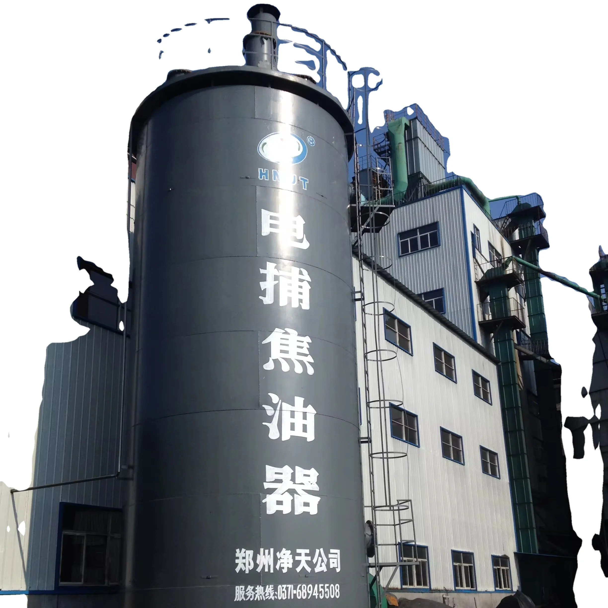 High voltage DC power supply captures tar, asphalt smoke, honeycomb structure vertical tower equipment