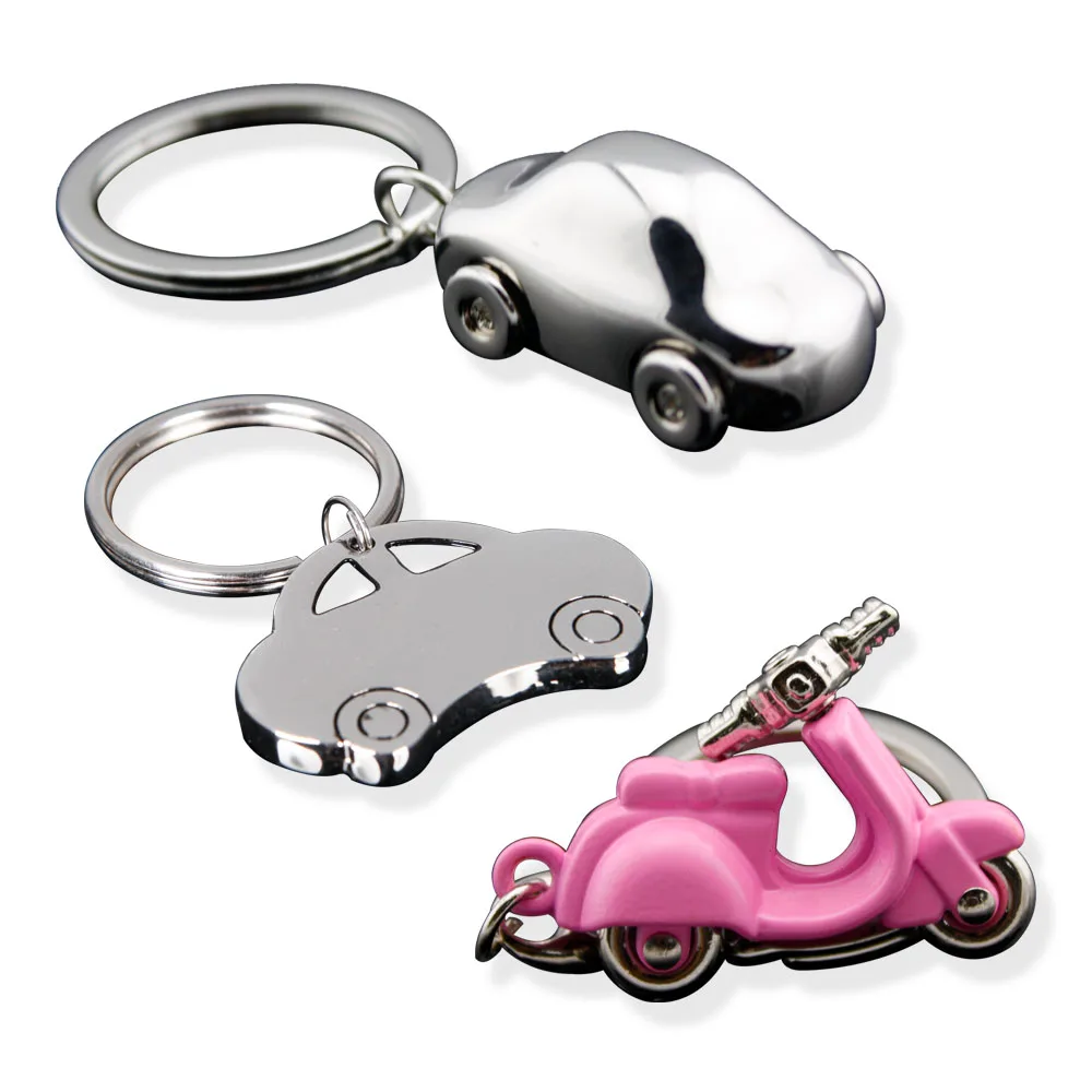 Customized Car Logo Metal Keychain Wholesale Brand Metal Car Keychain