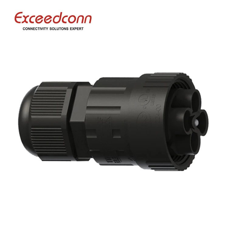 ip67 4 pin waterproof connector 2 pin 3 pin 4pin rgb led strip connector