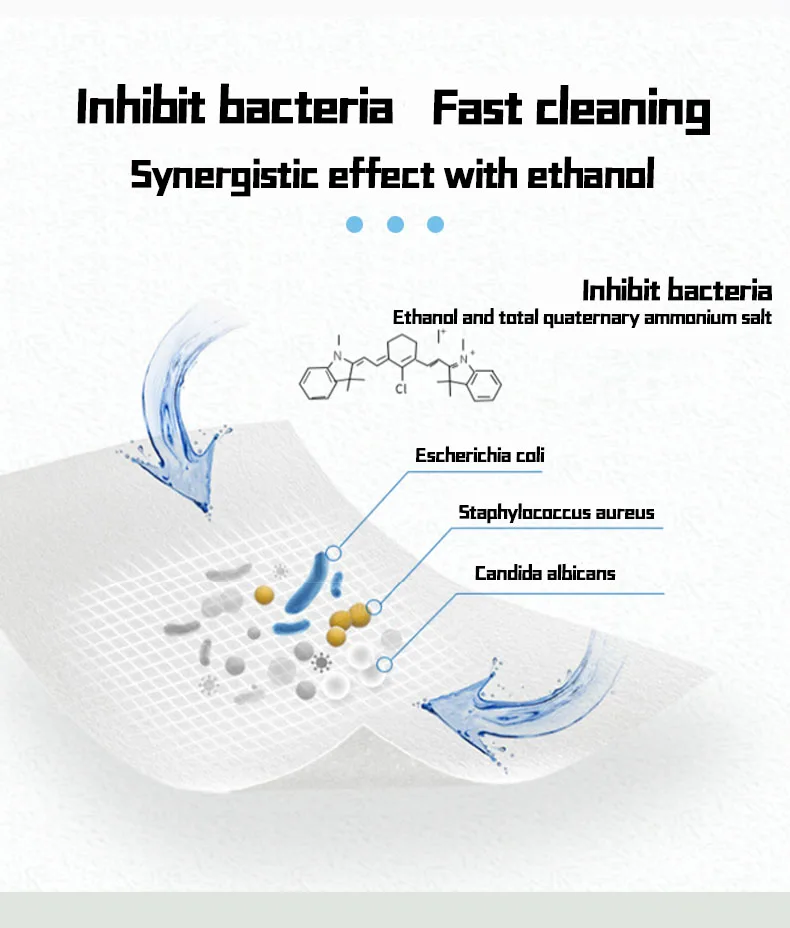 40pcs 75% alcohol cotton slices sterile gauze pads individually wrapped swap wet tissue for outdoor skin cleaning care