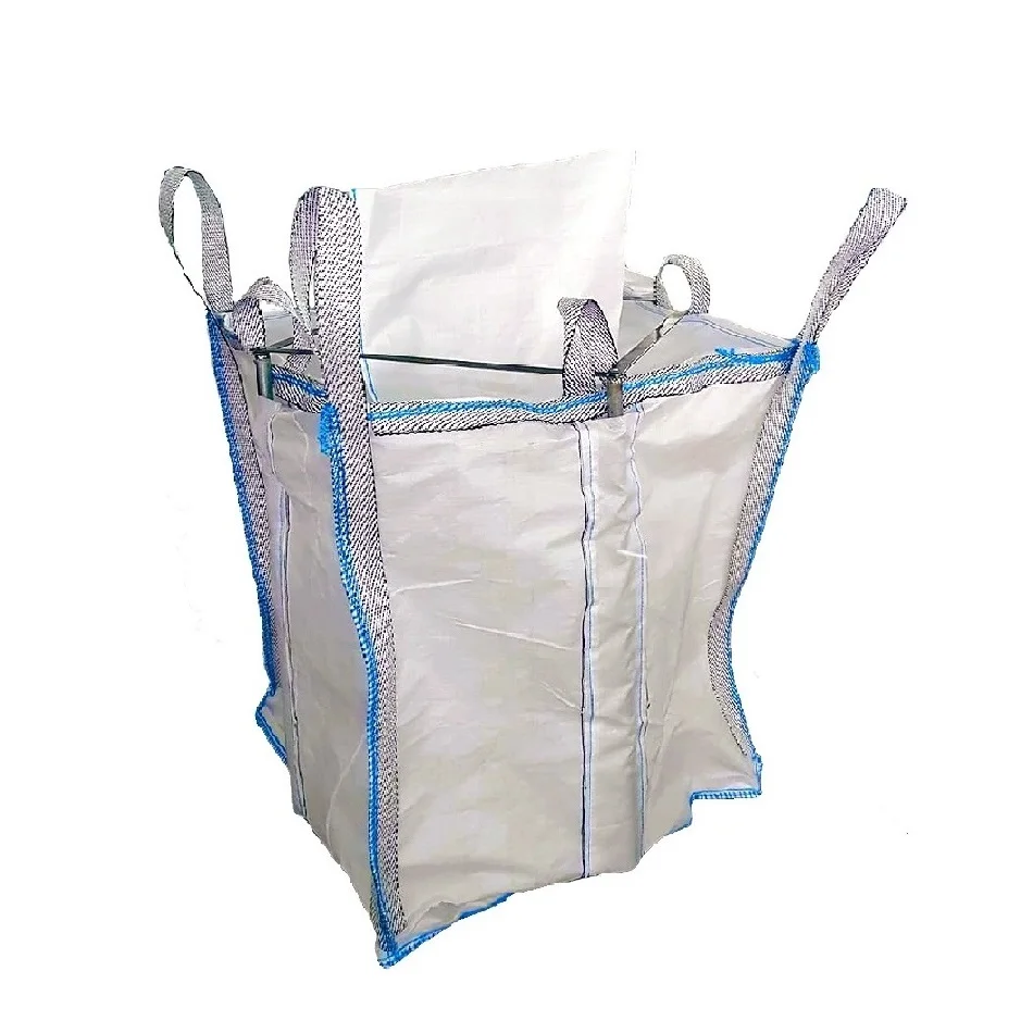 Custom Size 100% Virgin PP Polypropylene Bitumen Bag (metal frame) Bulk Bag For Packing Cement, Sand, Mine, Ore