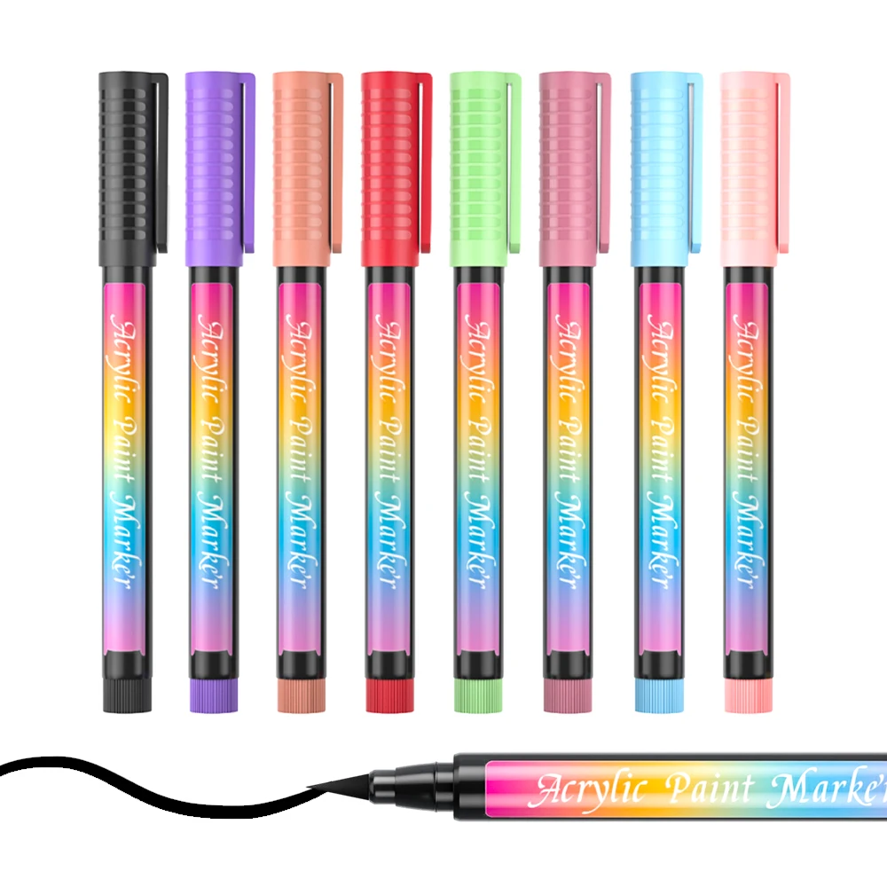 HIgh Quality Customized Logo Permanent Bright Color Liquid Chalk Marker For School And Office